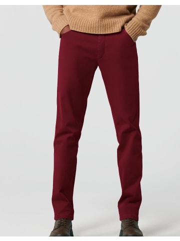 Meyer Chino-Hose in Burgunderrot