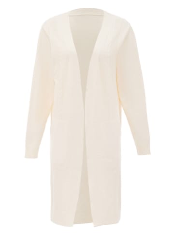 ALARY Damen Cardigan in Wollweiss