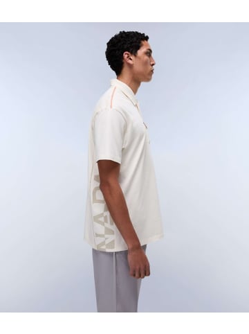Napapijri Polo "E-Rivalto Ss" in Weiß