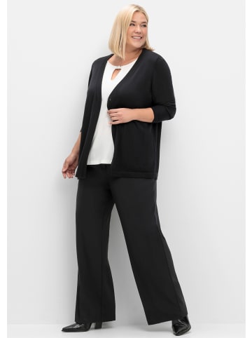 sheego Strickjacke in schwarz