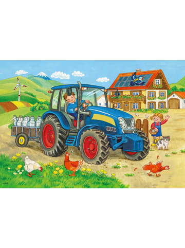 Ravensburger Baustelle und Bauernhof 2 x 12 Teile