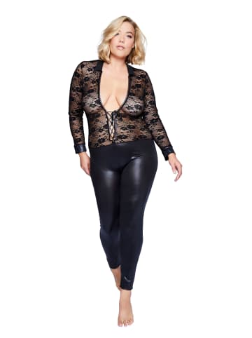 Ulla Popken Body in schwarz