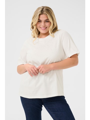 KAFFE curve T-shirt KCmerisa Regular fit in Chalk