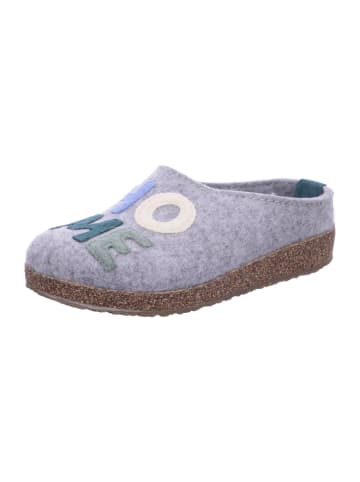 HAFLINGER Hausschuhe Damen Grizzly home in Grau