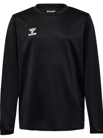 Hummel Kinder Sweatshirt "Hmlessential Sweatshirt Kids" in Schwarz