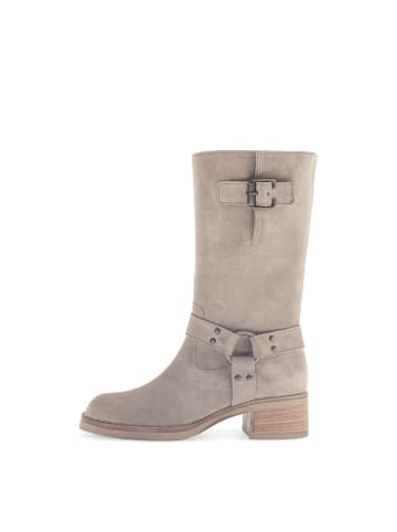 Gabor Fashion Biker Boots in beige