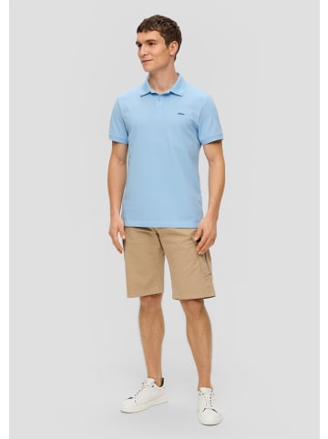 s.Oliver Polo-Shirt kurzarm in Blau