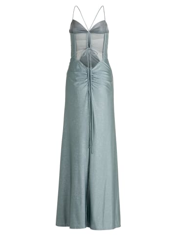 Vera Mont Abendkleid im Glitzer-Look in Blue/Silver