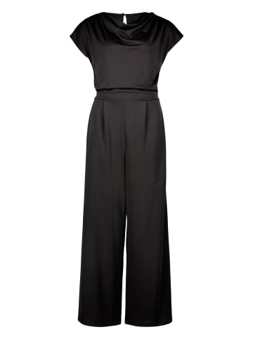 Zero  Jumpsuit mit Wasserfallausschnitt in Black Beauty