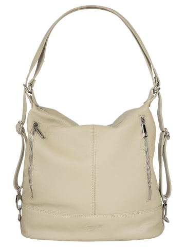 Samantha Look Rucksack echt Leder in beige