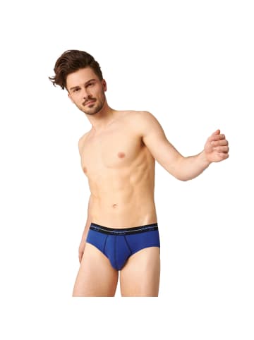 Sloggi Slip 2er Pack in Schwarz/Blau