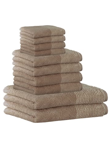 Cawö Handtuch 10er Pack in Sand