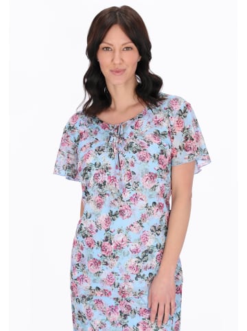 Usha Women Blouse in blue multicolor