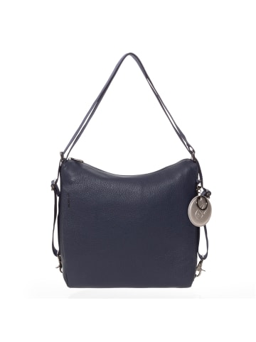 Mandarina Duck Mellow Leather Schultertasche Leder 36 cm in dress blue