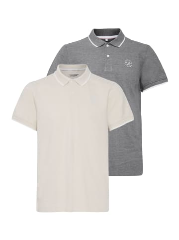 BLEND Poloshirt BHPolo 2er-Pack in Grau