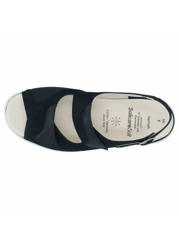 Solidus Plateau Sandalen für Damen in blau