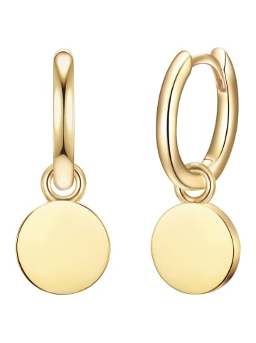 Glanzstücke München Creolen Kreis Sterling Silber in gelbgold