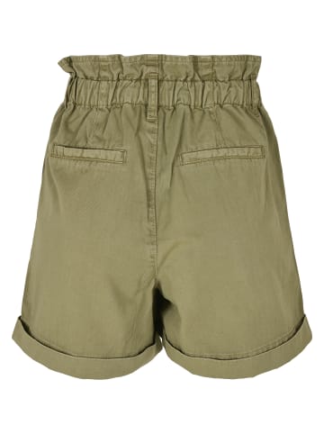 Urban Classics Urban Classics Damen Ladies Paperbag Shorts in khaki
