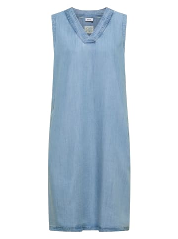 Cecil TOS Lyocell Dress in Light Blue Used Wash