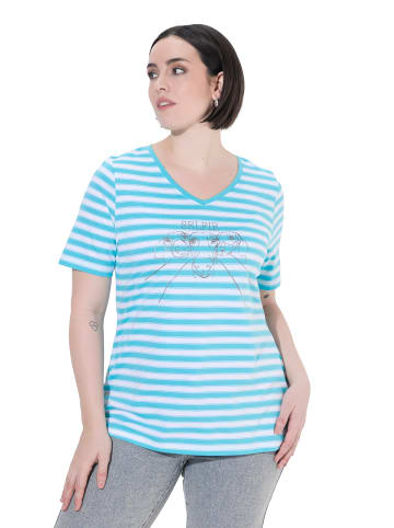 Ulla Popken Shirt in tiefes aqua