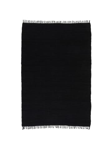 Pergamon Natur-Teppich Jolly Cotton in schwarz