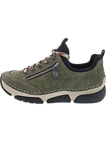 rieker sportlicher Schnürer Grün