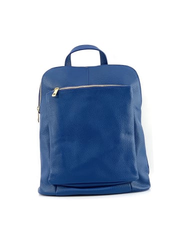 Florence Leder Cityrucksack Florence Rucksack blau ca. 30cm