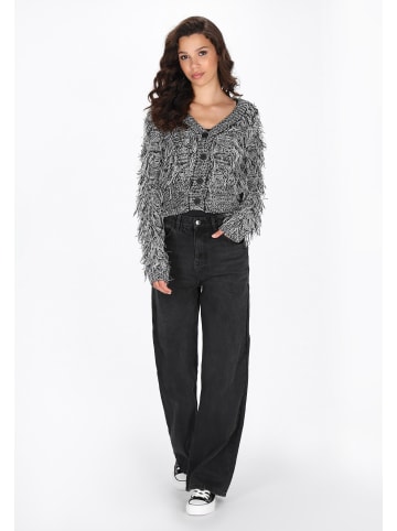 myMo ROCKS Cardigan in black grey