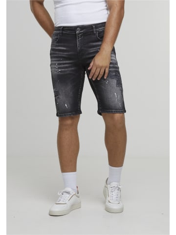 2Y Premium Denim Short in black