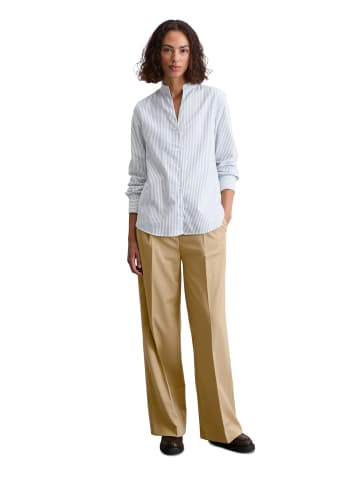 Marc O'Polo Gestreifte Stehkragen-Bluse regular in multi/ deep night blue