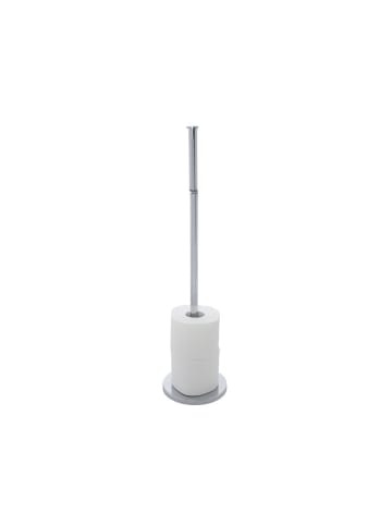 Wenko Stand Toilettenpapierhalter 2 in 1 - Edelstahl in Glänzendes Silber