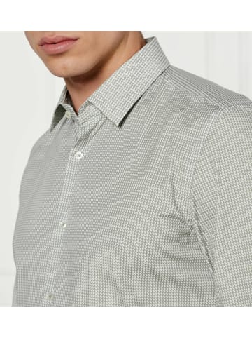 Hugo Boss Langarm Business Hemd für Herren in apfelgrün