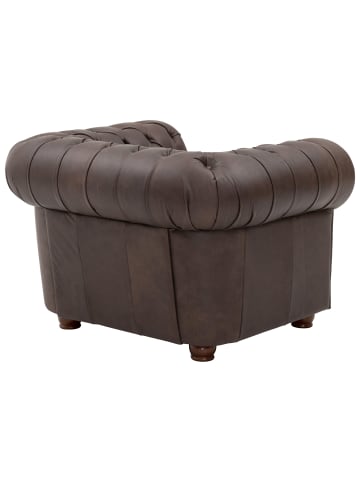 58 aufm Kessel SOFAGARNITUR 3-2-1 Kath Echtleder (Antikoptik) braun