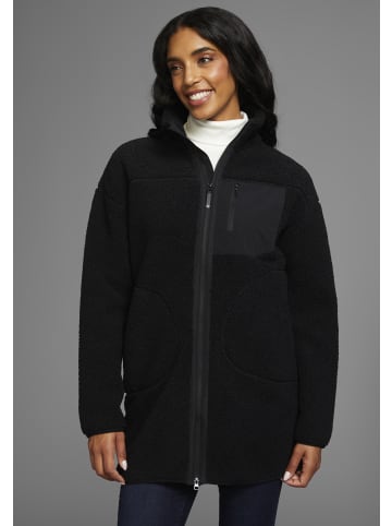 Polarino Fleecejacke in Schwarz