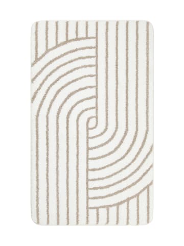 Wecon Home Badematte "Hilda" in Creme Weiß