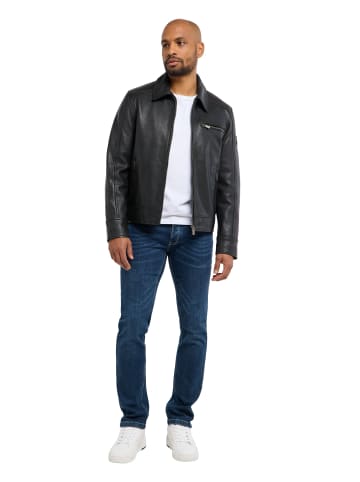 Bruno Banani Lederjacke OSKAR in Schwarz