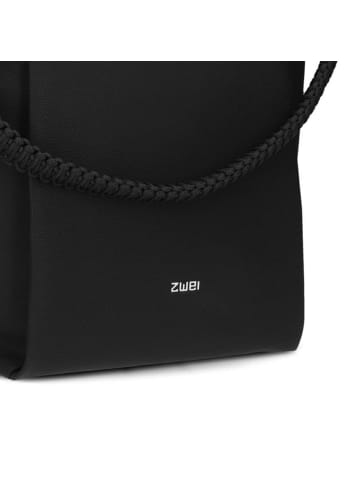 Zwei Yuna Schultertasche 31 cm in nubuk black