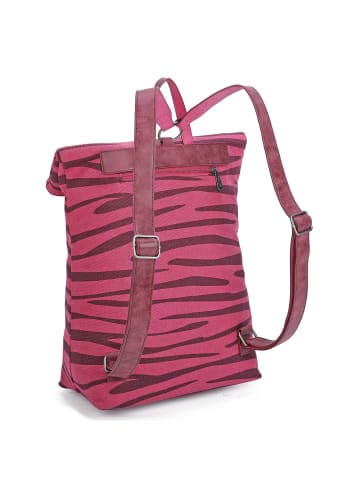 Fritzi aus Preußen Izzy03 Canvas Daypack 40 cm in zebra pink