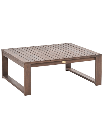 Beliani Gartentisch TIMOR in Braun - (W) 75 x (H) 35 x (L) 90 cm