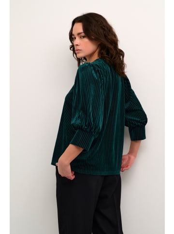 Kaffe Langarm-Bluse KAcaca Loose fit in Garden Topiary CC.