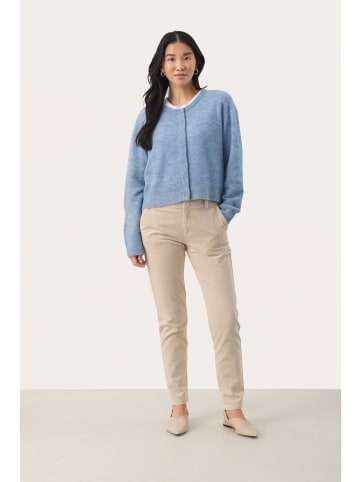PART TWO Strickjacke LinikaPW Gerade Passform in Soft Chambray