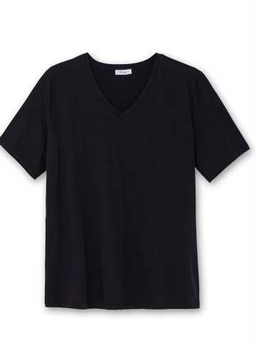 sheego T-Shirt in tiefblau