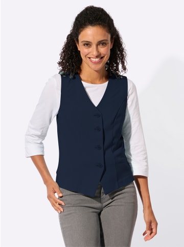 WITT WEIDEN Jersey-Weste in dunkelblau