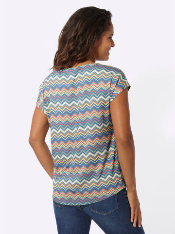 WITT WEIDEN Print-Shirt in eucalyptus-koralle-gemustert