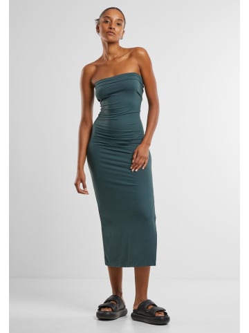 Urban Classics Urban Classics Ladies Bandeau Midi Dress in bottlegreen