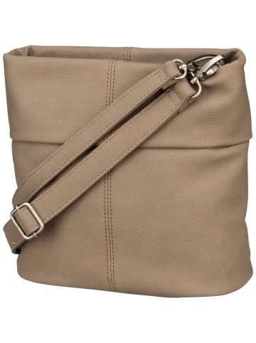 Zwei Beuteltasche Mademoiselle M8 in Nubuk/Cappucino