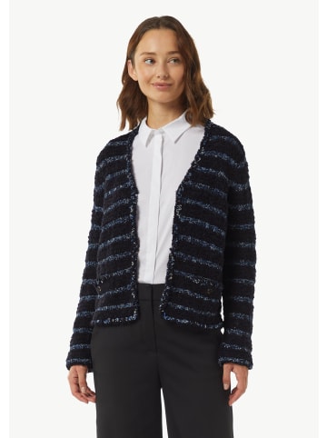 comma Strickjacke langarm in Blau