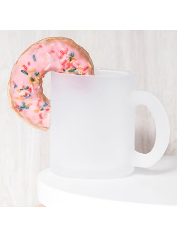 Mr. & Mrs. Panda Teetasse Winter Weihnachtsfreude mit Spruch in Transparent