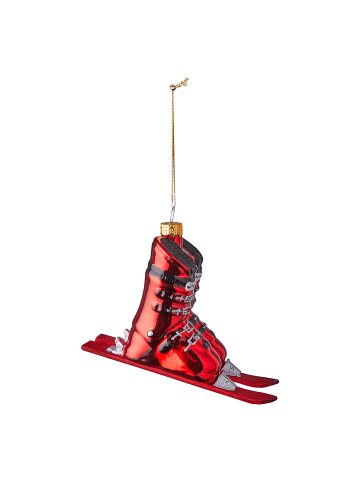 Butlers Baumanhänger HANG ON Skischuhe in Rot