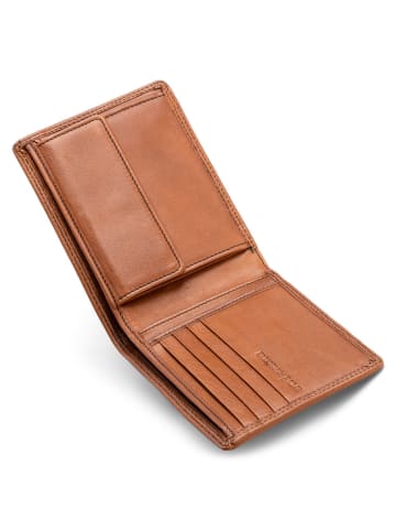 Farmhood Memphis Geldbörse RFID Schutz Leder 12.5 cm camel